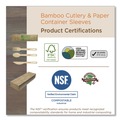 Disposable Forks | World Centric FO-BB-67 6.7 in. Bamboo Cutlery Fork - Natural (2000/Carton) image number 3