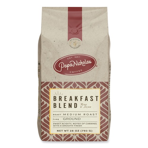 Coffee - Caffeinated | PapaNicholas Coffee 32006 Whole Bean Premium Coffee - Breakfast Blend image number 0