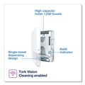 Towel Dispensers | Tork 552530 PeakServe Continuous 14.44 x 3.97 x 19.3 Hand Towel Dispenser - White image number 1
