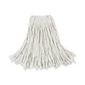 Mop Heads | Boardwalk BWK2024CCT #24 Cut-End Cotton Wet Mop Head - White (12/Carton) image number 0