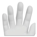 Janitorial Disposable & Single Use Gloves | Ansell 50708 3.5 mil Thick 9.5 in. Long Powder-Free STERLING Nitrile Exam Gloves - Large, Sterling Gray (200/Box) image number 2