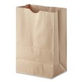 Grocery Bags | Ross & Wallace Paper Products 110411 57 lbs. Capacity 12 in. x 7 in. x 17 in. Grocery Paper Bags - Kraft (500/Bundle) image number 2