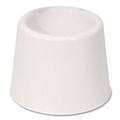 Toilet Brushes | Boardwalk 96302-BWK Caddy For Spiral Bowl Brush, White image number 0