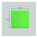 Cleaning Cloths & Wipes | Rubbermaid Commercial 1820578 12 in. x 12 in. Microfiber Cleaning Cloths - Green (24/Pack) image number 4