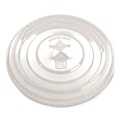 Cup Lids | Fabri-Kal 000000000009508079 X-Slot Greenware Cold Drink Lids Fits 16 oz. to 24 oz. Cup - Clear (1000/Carton) image number 0
