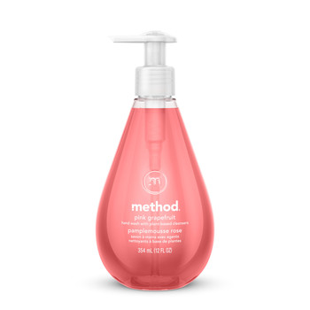 Method MTH00039 12 oz Gel Hand Wash - Pink Grapefruit Scent (6/Carton)