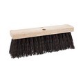 Brooms | Boardwalk BWK73160 6.25 in. Polypropylene Bristles 16 in. Brush Street Broom Head - Brown image number 0