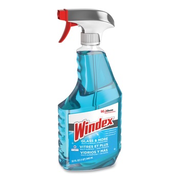Windex 00019800707651 32 oz Spray Bottle Ammonia-D Glass Cleaner - Fresh