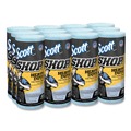 Perforated Roll & Hand Towels | Scott 32992 10.4 in. x 11 in. 1-Ply Heavy Duty Pro Shop Towels - Blue (12 Rolls/Carton) image number 0