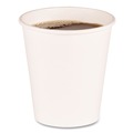 Cups | Boardwalk BWKWHT10HCUP 10 oz. Paper Hot Cups - White (20 Cups/Sleeve, 50 Sleeves/Carton) image number 1