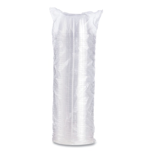 Cup Lids | Dart 12HDLC D-T Sundae/Cold Cup Lids fits Foam Cups - Clear (1000/Carton) image number 0
