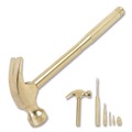 Hammers | Great Neck 19006 6.5 in. Long Nesting Handle 5-in-1 Carpenter's Hammer with 4 Screwdrivers - Gold image number 0