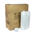 Food Containers & Lids | Pactiv Corp. YTH100790000 5.13 in. x 5.13 in. x 2.5 in. Single Tab Lock Foam Hinged Lid Containers - White (500/Carton) image number 2