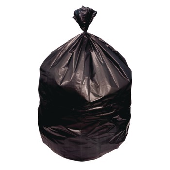 Heritage D5242TK 26 in. x 42 in. 0.9 mil. 30-Gallon Linear Low Density Can Liners - Black (200/Carton)