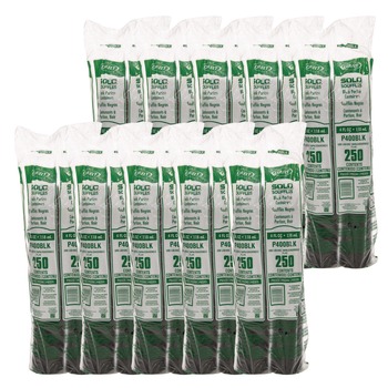 Dart P400BLK 4 oz. Polystyrene Portion Cups - Black (2500/Carton)