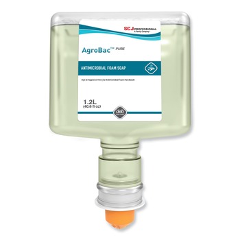SOAP REFILLS | SC Johnson AGB120TF 1.2 L AgroBac Pure Foam Wash Touch Free Cartridge Refill - Unscented (3/Carton)