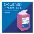 Soap Dispensers | Scott 92144 5 in. x 5.25 in. x 8.38 in. 1000 mL Essential Manual Skin Care Dispenser - White image number 4