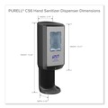 Hand Sanitizer Dispensers | PURELL 6524-01 CS6 5.79 x 3.93 x 15.64 1,200 mL Hand Sanitizer Dispenser - Graphite (1/Carton) image number 1