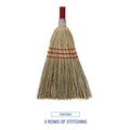 Brooms | Boardwalk BWKBR10016 36 in. Overall Length Corn/Synthetic Fiber Bristles Corn/Fiber Brooms - Gray/Natural (12/Carton) image number 4