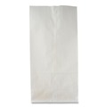 Grocery Bags | Ross & Wallace Paper Products 120310500PK/BL 7 in. x 4.38 in. x 13.75 in. #10 Size Grocery Paper Bags - White (500/Bundle) image number 3