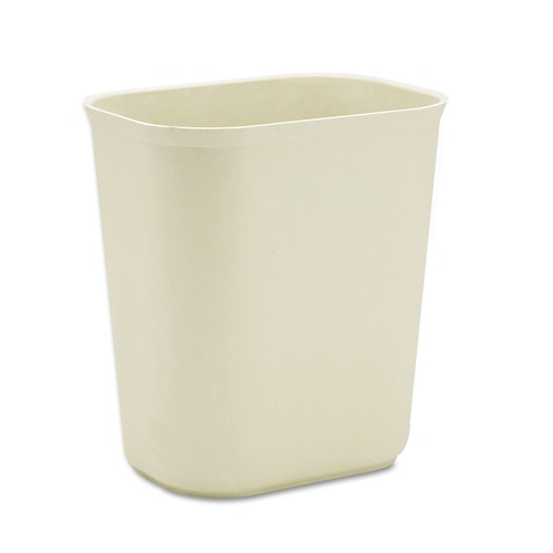 Indoor Waste Receptacles | Rubbermaid Commercial FG254100BEIG 3.5 gal. Fiberglass Wastebasket - Beige image number 0