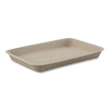 Food Trays & Liners | Chinet 20804 14 in. x 18 in. Savaday Rectangular Molded Fiber Food Trays - White (100/Carton) image number 3