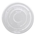 Cup Lids | Karat C-KC626TS-NH 12 oz. to 24 oz. Cold Cup No Hole Flat PET Lids - Clear (1000/Carton) image number 0