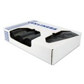 Repro Trash Bags | Heritage X8647AK Low Density 56 Gallon 1.5 mil 43 in. x 47 in. Can Liners - Black (100/Carton) image number 2