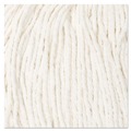 Mop Heads | Boardwalk BWK2024RCT #24 Cut-End Rayon Wet Mop Head - White (12/Carton) image number 4