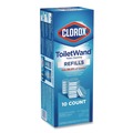 Toilet Brushes | Clorox CLO31620 ToiletWand Disinfecting Refill Heads - Blue/White (6 Packs/Carton) image number 2