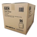 Perforated Roll & Hand Towels | GEN GEN10001PLY 1-Ply Septic Safe Bath Tissue - White (1000 Sheets/Roll, 96 Rolls/ Carton) image number 2