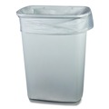 Low-Density Trash Bags | Boardwalk H5645TCKR01 23 Gallon 0.9 mil 28 in. x 45 in. Perforated Roll Linear Low Density Can Liners - Clear (25 Bags/Roll, 8 Rolls/Carton) image number 4