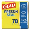 Films | Glad 70441 70 sq. ft. Foot Roll Press'n Seal Food Plastic Wrap (12/Carton) image number 4