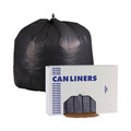 Low-Density Trash Bags | Boardwalk H8647PGK 56 Gallon 1.3 mil 43 in. x 47 in. Flat Pack Linear Low Density Industrial Can Liners - Gray (100/Carton) image number 0