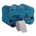 Floor Dusters & Accessories | Georgia Pacific Professional 19374 Septic Safe Compact Coreless 1 Ply Bath Tissue - White (18/Carton) image number 0