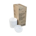 Plates | Pactiv Corp. 0TK10044000Y Placesetter Deluxe Laminated Foam 3-Compartment 10.25 in. Plates - White (540/Carton) image number 2