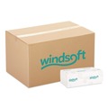 Perforated Roll & Hand Towels | Windsoft 101C 10.2 in. x 13.25 in. 1-Ply C-Fold Paper Towels - White (200/Pack, 12 Packs/Carton) image number 0