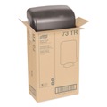 Towel Dispensers | Tork 73TR 11.75 in. x 6.25 in. x 18 in. Folded Towel Dispenser - Smoke (1/Carton) image number 4