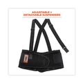 Back Support Harnesses & Belts | Ergodyne 11287 ProFlex 2000SF High-Performance Spandex Back Support Brace 3X-Large 46-in to 52-in Waist Black image number 4
