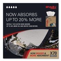Perforated Roll & Hand Towels | WypAll 41455 X70 9-1/10 in. x 16-4/5 in. Cloths - White (100/Box 10 Boxes/Carton) image number 4