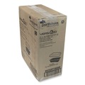 Food Storage Containers & Lids | Pactiv Corp. NV2GRT3688B EarthChoice Versa2Go 8.4 x 5.6 x 2 36 oz Plastic Microwaveable Container - Black/Clear (150/Carton) image number 4