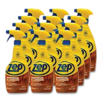 Zep Commercial ZUHLF32 32 oz. Spray Bottle Hardwood and Laminate Cleaner (12/Carton)