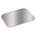 Food Containers & Lids | Handi-Foil 2059L-1000 5.5 in. x 4.5 in. Laminated Board Lid - Silver/White (1000/Carton) image number 0