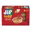 Breakroom Condiments | Jif SMU65642 1.1 oz Creamy Peanut Butter Cups (8/Box) image number 0