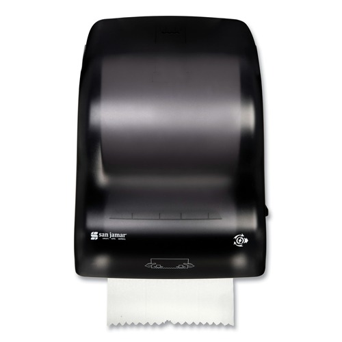 Towel Dispensers | San Jamar T7400TBK 15.25 in. x 13 in. x 10.25 in. Simplicity Mechanical Roll Towel Dispenser - Black image number 0
