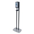 Hand Sanitizer Dispensers | PURELL 7418-DS 1200 ml 13.5 in. x 5 in. x 28.5 in. CS8 Hand Sanitizer Floor Stand with Dispenser - Graphite image number 0