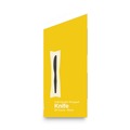 Disposable Knives | Dixie KM5W540 7 in. Grab'N Go Wrapped Knives - Black (540/Carton) image number 5