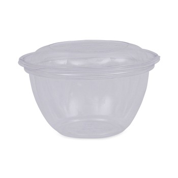Eco-Products EP-SB18 5.5 in. x 2.3 in. 18 oz. Renewable and Compostable Plastic Containers - Clear (150/Carton)