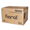 Cups | Karat C-KRC520 20 oz Ripple Hot Cups - Kraft/White (500/Carton) image number 3