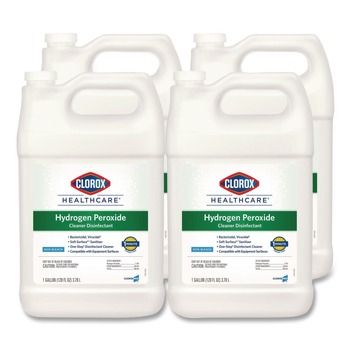 Clorox Healthcare 30829 1 gal. Bottle Hydrogen-Peroxide Cleaner/Disinfectant (4/Carton)